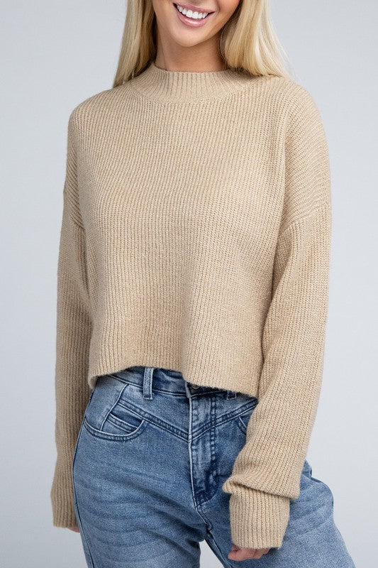 Maleah Mock Neck Pullover