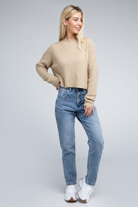 Maleah Mock Neck Pullover