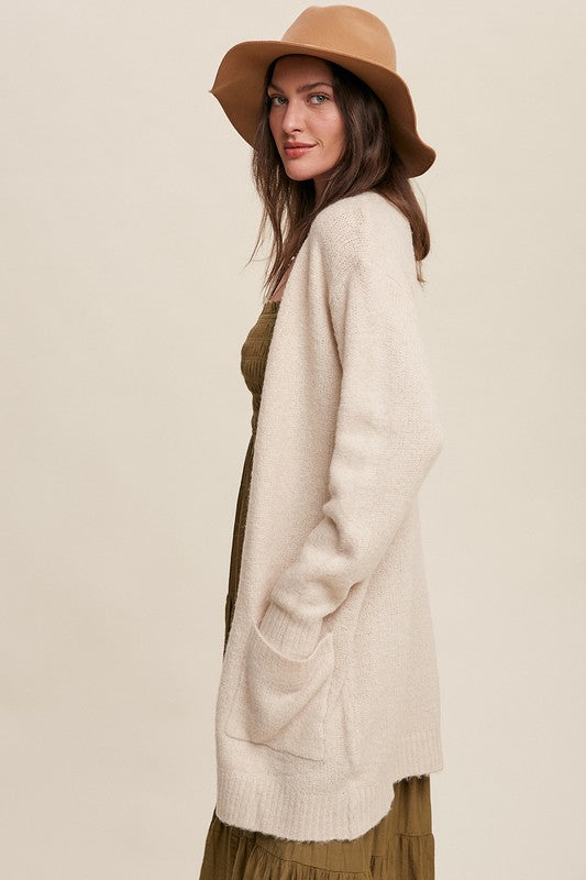 Emarie  Long Knit Cardigan