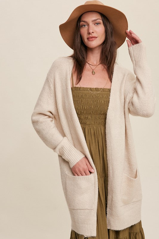 Emarie  Long Knit Cardigan