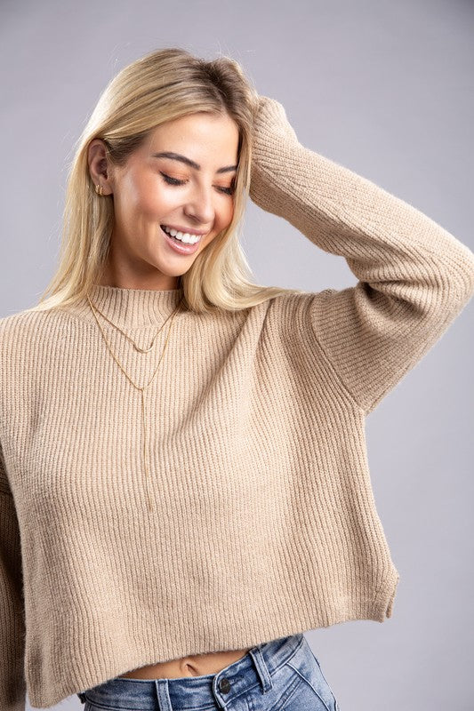 Maleah Mock Neck Pullover