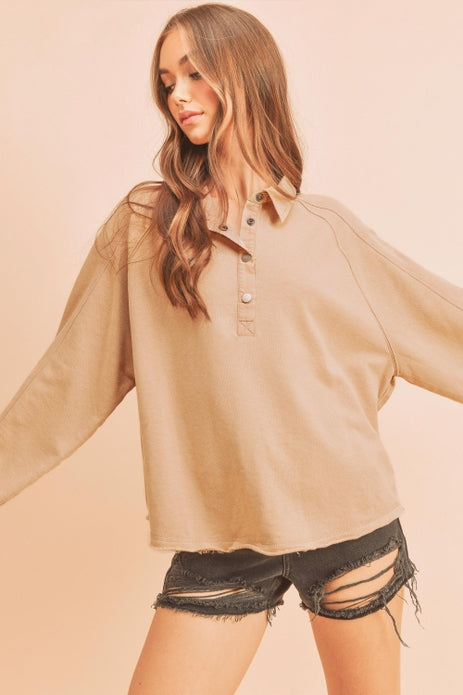 Sydney Button Pullover