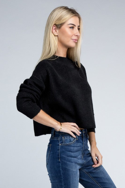 Maleah Mock Neck Pullover