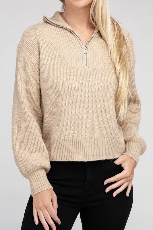 Hazel Half-Zip Pullover