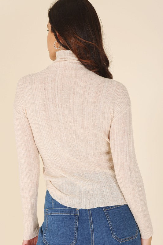 Raye Mock Neck Sweater