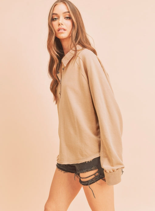 Sydney Button Pullover