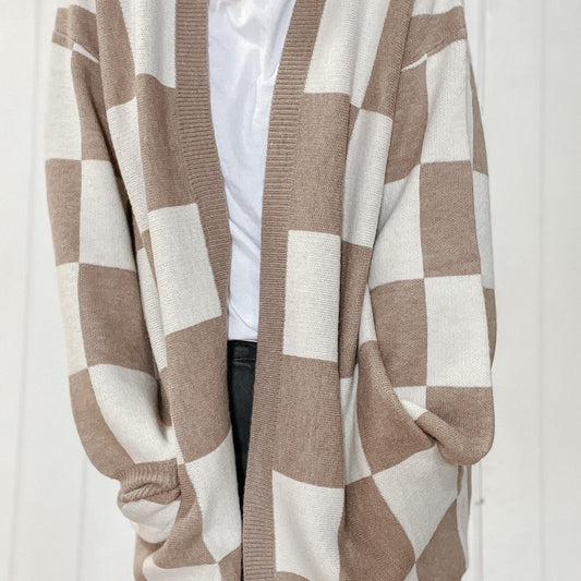 Clara Checker Cardigan