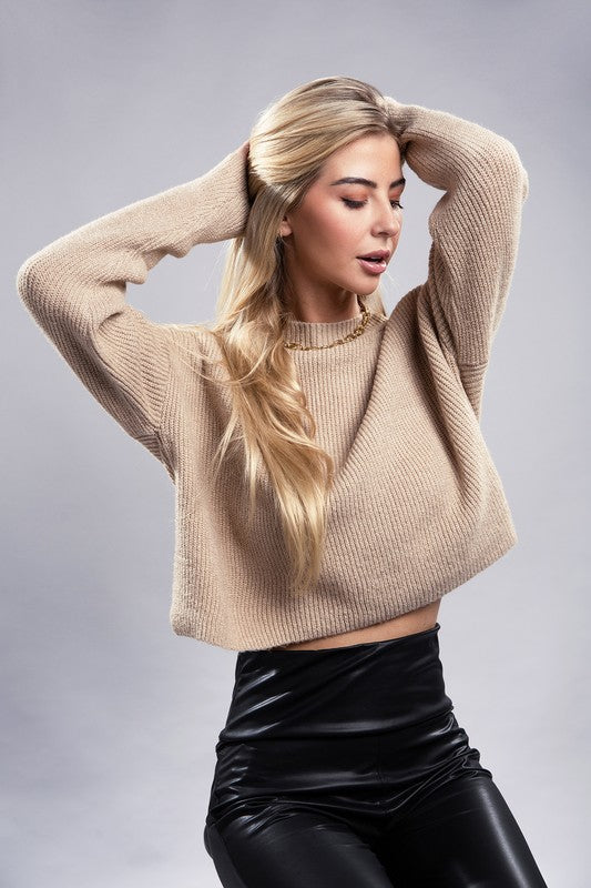 Maleah Mock Neck Pullover