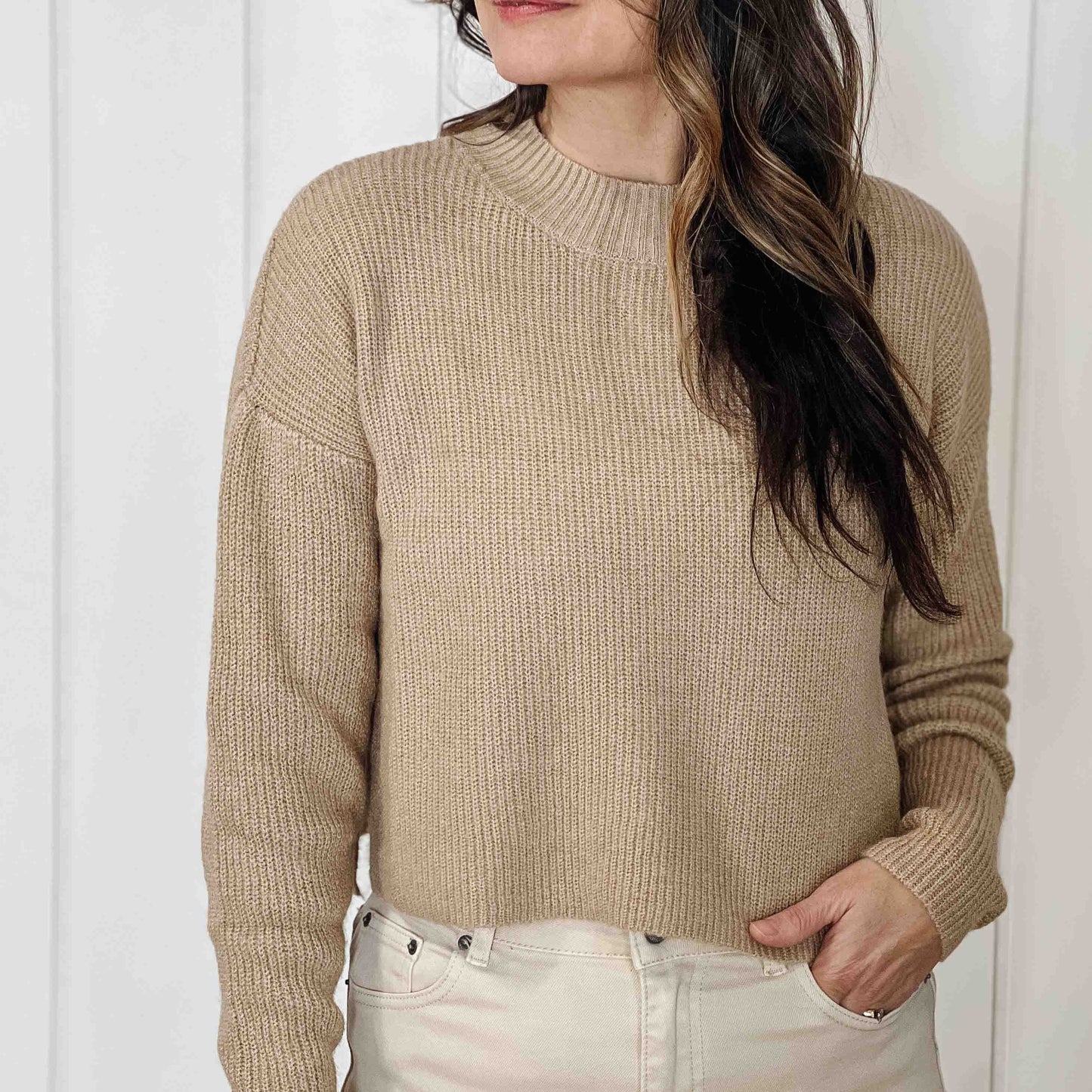 Maleah Mock Neck Pullover