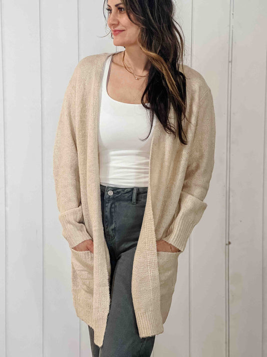 Emarie  Long Knit Cardigan