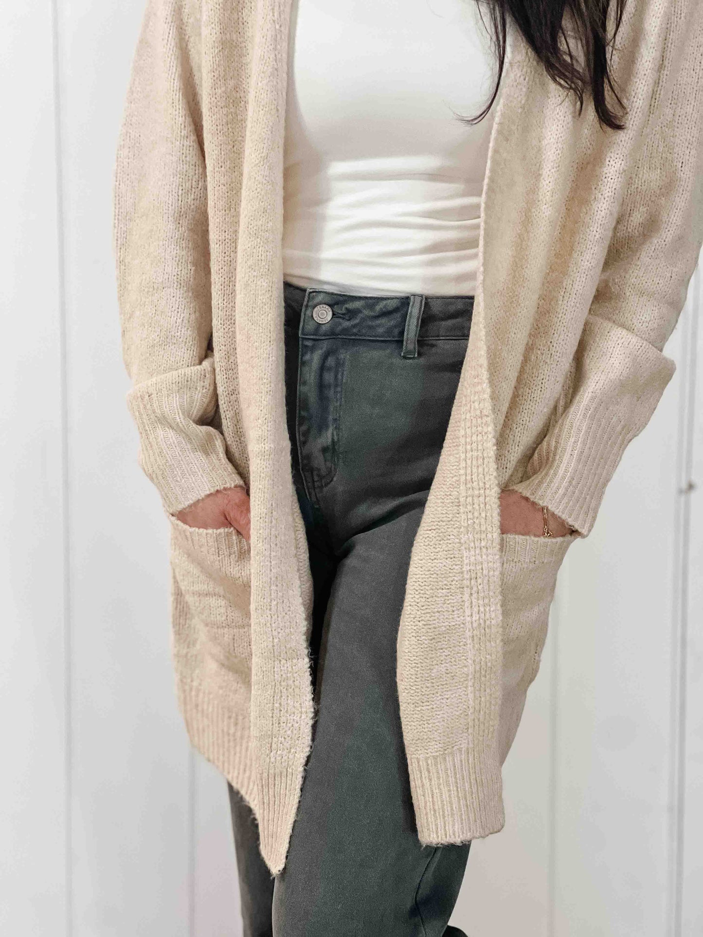 Emarie  Long Knit Cardigan