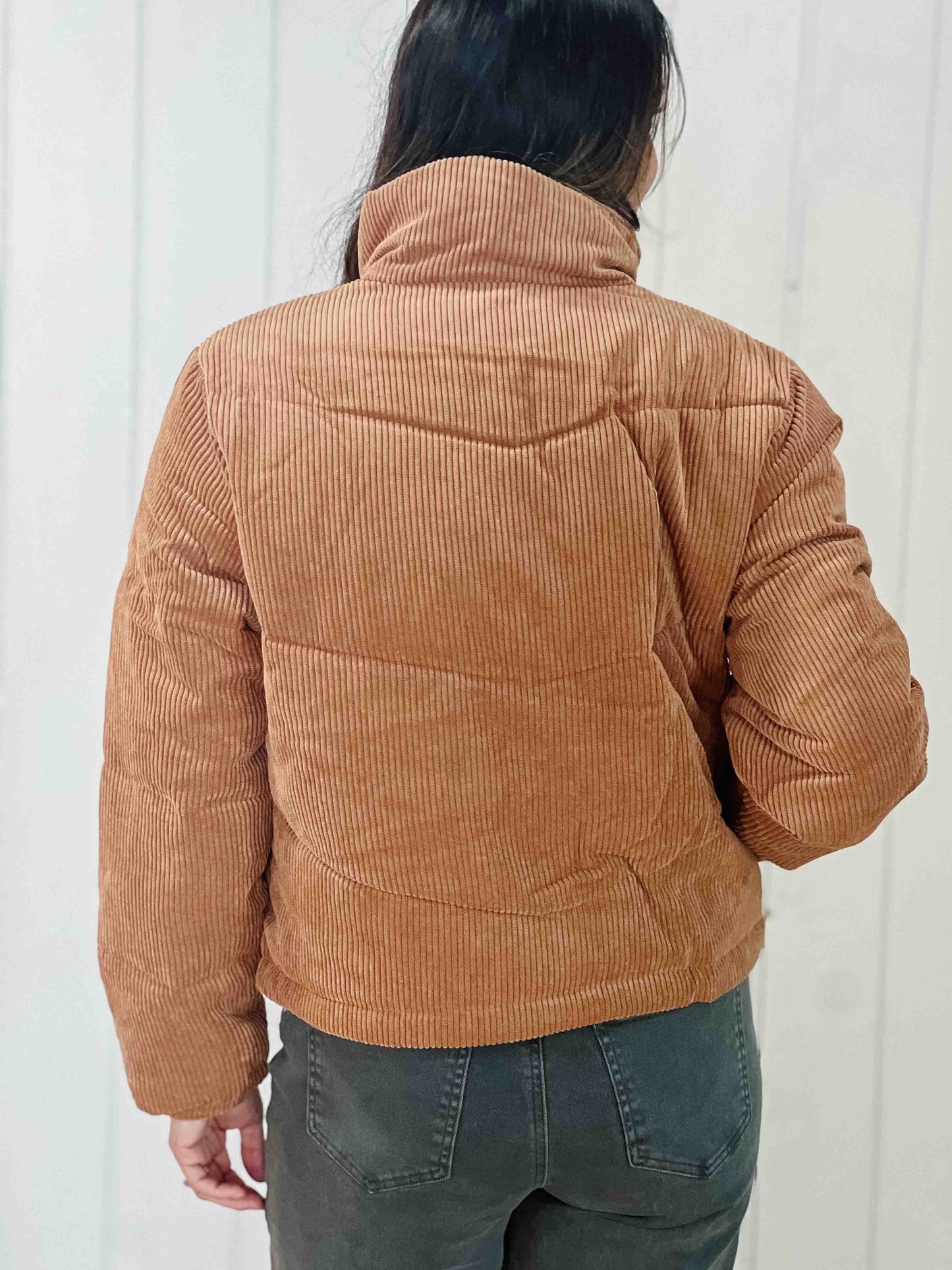 Allie Corduroy Puffer Jacket