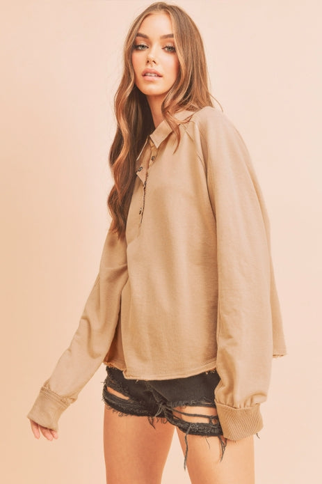 Sydney Button Pullover