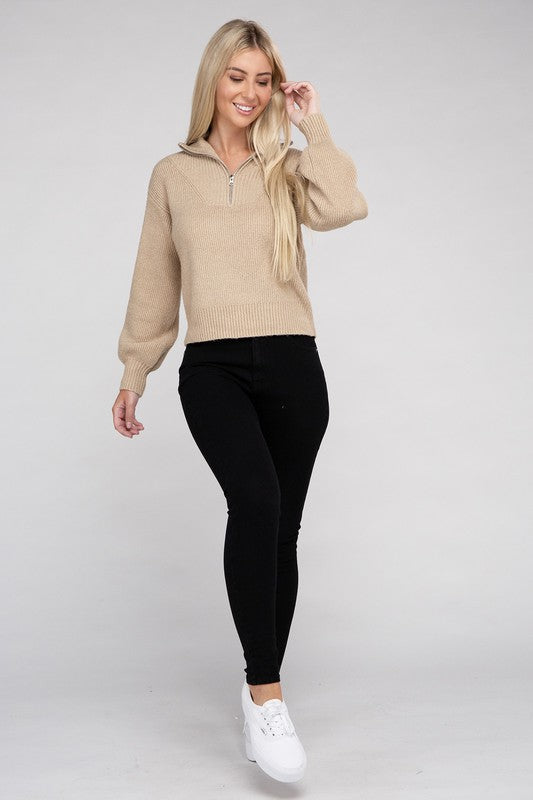 Hazel Half-Zip Pullover