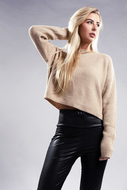 Maleah Mock Neck Pullover